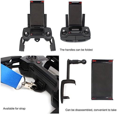 Darkhorse estendido de suporte escalável de suporte para DJI Spark & ​​Mavic Pro Remote Controller