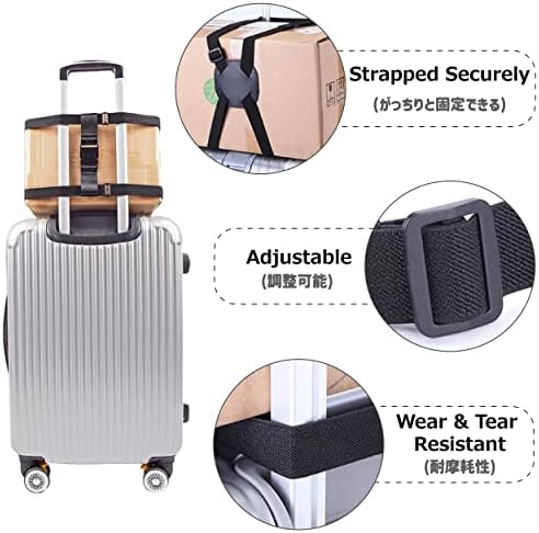 Azarixs Bolsa Bolsa Bungees Fácil de adicionar uma mala de mala de malas de malas elásticas de embalagem