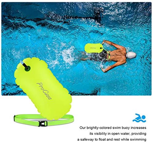 Bolsa de telefone à prova d'água de Joto até 7,0 pacote com flutuação de segurança de bolhas de natação com cintura ajustável
