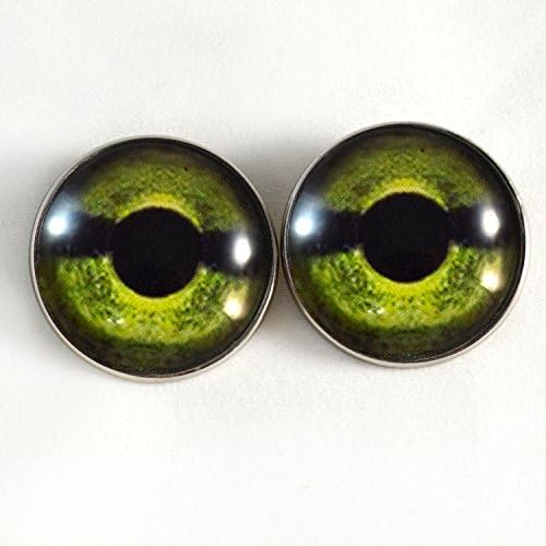 Olhos de vidro de tartaruga marítima verde de 30 mm costuram botões para animais de pelúcia de pelúcias bonecas de crochê criaturas
