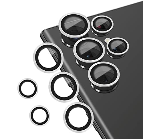 [5 PCs] Compatível com o protetor de câmera Ultra Camera Samsung Galaxy S22, Protetor de lente de câmera Ultra Camera