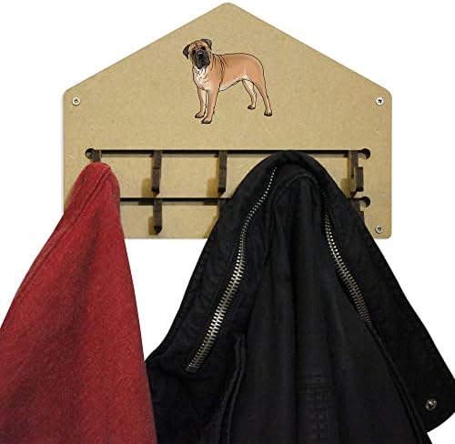 Azeeda 'Bull Mastiff', ganchos/rack montados na parede