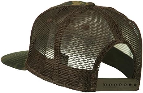 Camuflagem Cotton Flat Bill Trucker Cap