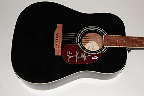 Kris Kristofferson assinou o autógrafo Gibson Epiphone Guitar Country PSA
