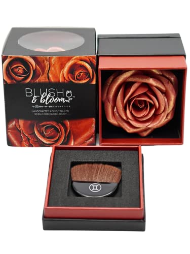 Gem.in.Eye Cosmetics Blush & Bloom ™ Love Edition: Flirty 3D Silk Rose Blush no pó