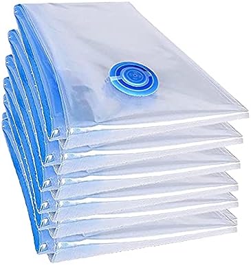 Dbylxmn Vacuum Sacos plásticos transparentes PET e PE Material de embalagens decorativas pequenos armazenamento de posses valiosas lixeiras de armazenamento tecido