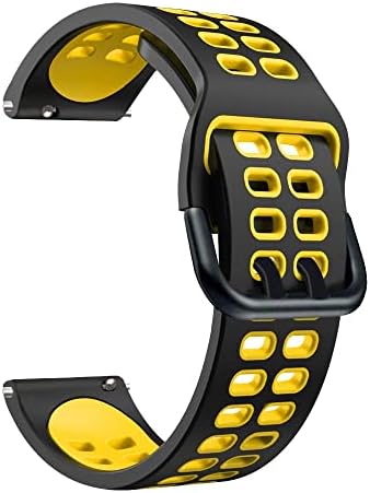 Bahdb 20 22mm de cinta colorida de banda de vigilância para Garmin Venu Sq Bracelet Silicone Smartwatch Band para vene 2/venu2 mais acessórios de pulseira
