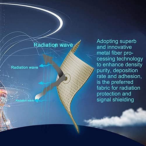Darzys Anti Radiação e tecido de fibra de prata de mata de fibra de prata Faraday Pano para RF/LF Bloqueio/bloco de proteção Material