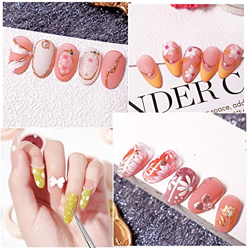 8 PCs em 1 conjunto Paleta de arte de pregos de resina com 5 pincéis de unhas, paleta de mistura de esmalte com dicas de unhas