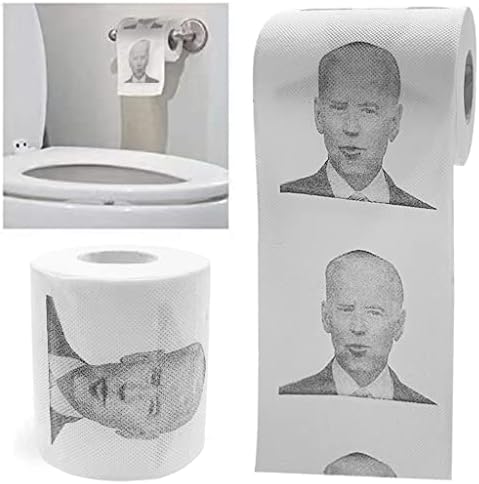 Joe Biden Papel higiênico Roll ， Funny Political Humor Joke Gift ， Presentes de truque para republicanos e democratas