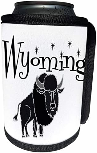 3DROSE Diversão legal Wyoming e Bison ou Buffalo Travel for. - LAPA BRANCHA RECERLER WRAP