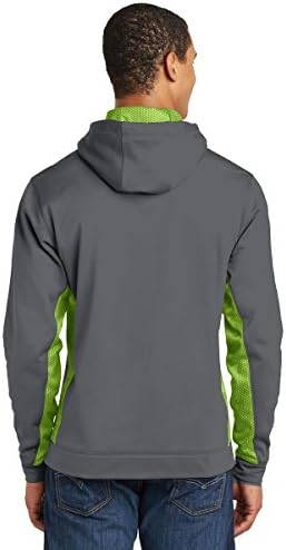 Sport Tek Sport Wick Camohex Fleece Colorblock Capuz Pullover. ST239