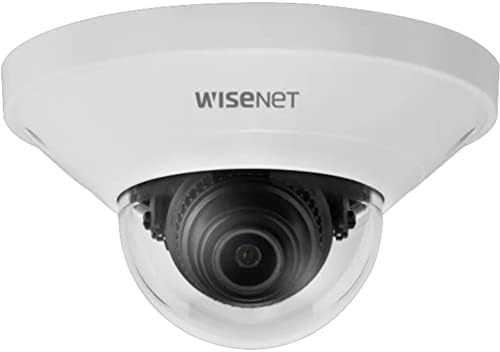 Hanwha Techwin QND-6011 Câmera de cúpula super compacta de rede WiseNet 2MP, CMOS de 1/2,8 de 2MP, lente fixa de 2,8 mm embutida, 30fps@todas