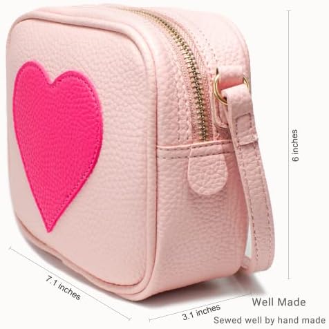 Bolsa de Crossbody para crianças para crianças, mulheres de couro espaçoso com borla ajustável em tiras de design na Itália