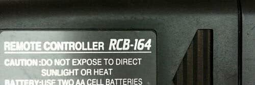 Clarion RCB164 Controle remoto de substituição para unidades de origem de 2004 - pode ser substituído pelo RCB176 2006-2008 Remoto