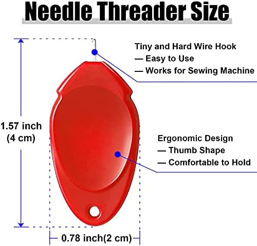 Tosador de agulha Toovren para costurar manual 12 PCs Coloque de fio de plástico Freíma simples para agulhas Freíma de agulha pequena para costura Ferramenta de encaderção de agulha para costura