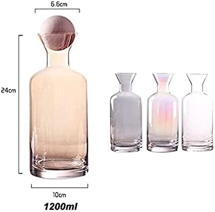 Garrafa de água de chá de leite doméstico de garrafas de vidro da casa de vidro com rolha prática ideal para garrafas de suco de