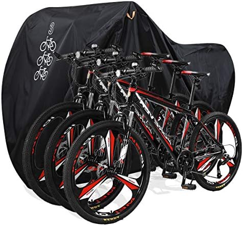 Aiskaer Bicycle Tampa com falha de trava reflexiva de laço de segurança para o Motorcicleta de moto elétrica de 29er Mountain Road Storage, à prova d'água, anti-UV, material ripstop de serviço pesado 210d