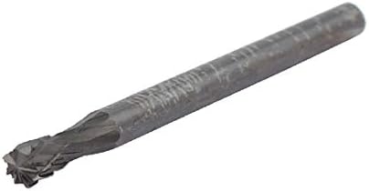 X-Dree 3mm Frea Brill 3mm Cabeça de cabeça de tungstênio carboneto duplo corte de cone invertido File rotativo (3mm Vácstago