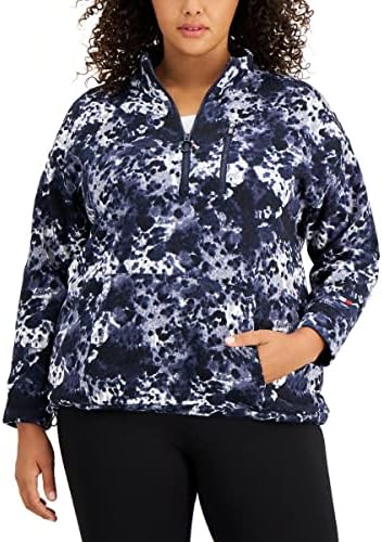 Tommy Hilfiger Sport Womens e Pullover de moletom impresso