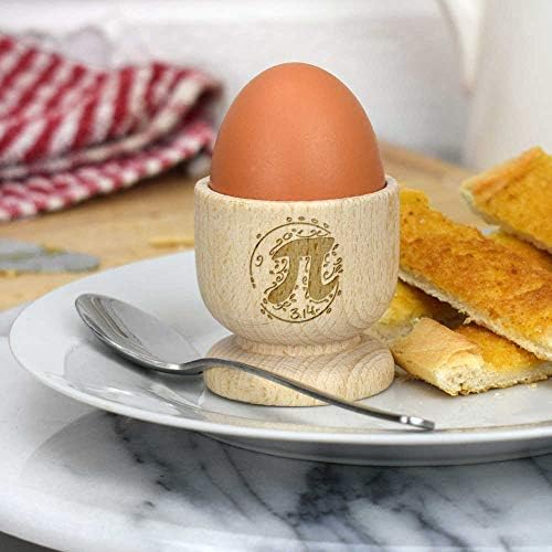 Azeeda 'Pi Symbol Pi' copo de ovo de madeira