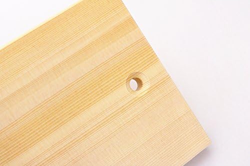 Oficina de madeira de Ichihara 4971421030166 Conselho de corte de madeira, madeira perfurada, largura normal 17,7 x 8,9 polegadas, bege bege