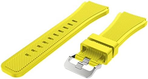 Cysue 20mm 22mm Universal Silicone Strap Compatível com a maioria dos relógios com bandas de vigia de 22 mm