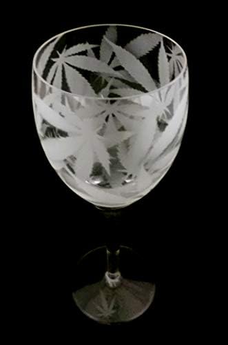 Incisoart Mão gravada italiana Goblete de cristal de areia de areia de areia de vinho de vinho de vinho gravado vinho branco gravado)
