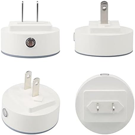 2 Pacote de plug-in Nightlight Night Night Black Cat & White Fish Bone-01 com sensor do anoitecer para o quarto para