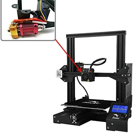 CHOPER CREALIDADE ENDER 3 TODOS METAL HOTEND, ENERS 3 SUBSTITUIÇÃO HOTEND, Acessórios de kit de extrusores montados completos