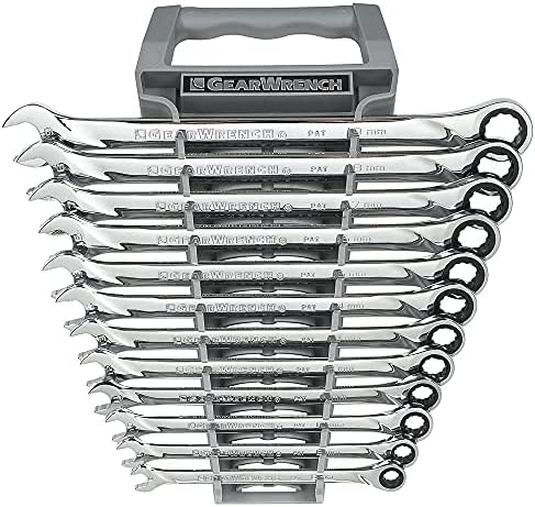 Gearwrench 12 PC. 12 pt. XL Ratcheting Combining Clera Conjunto, Métrica - 85098