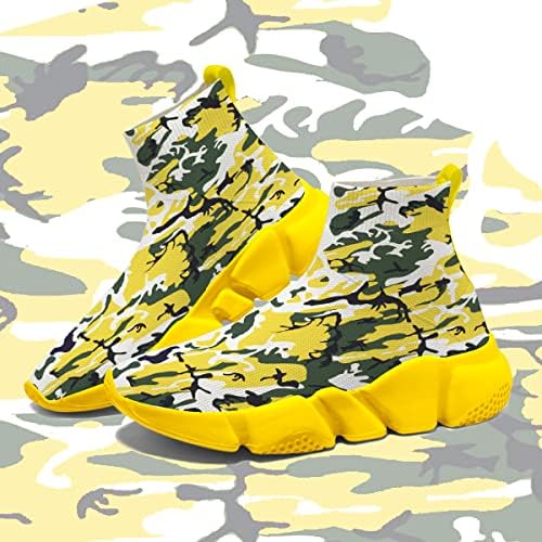 Sapatos de camuflagem masculinos da Hetios - sapatos de calçados leves de sapatos de calda de caminhada respirável Sapatos