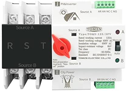 HAJUS 1PCS 2P 3P 4P DIN RAIL ATS PAR