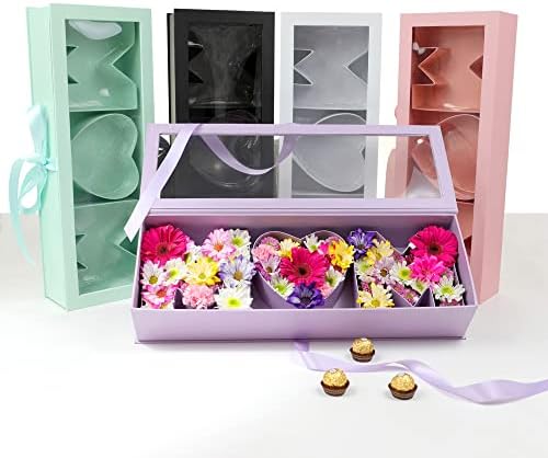 Unikpackaging “Mom” Flor Gift Letter Box em forma de preenchimento, com revestimento de plástico, para acordos de flor