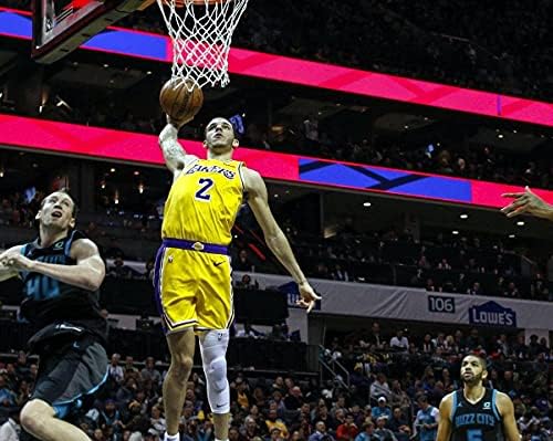 Lonzo Ball assinou a camisa do Nike Ano de Los Angeles Lakers - Beckett Authentication Services Bas Coa Authenticed -