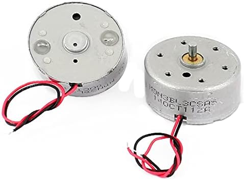 NOVO LON0167 2PCS DC 3V 3000RPM 2 FIO MICRO MICRO REPOÇÃO MOTOR DO VCD DVD (2 Stücke DC 3 V 3000 rpm 2 Drahtleitung Micro Ersatzteile