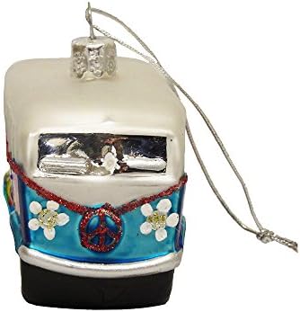 Kurt Adler Glass Grateful Dead Ornament, 4 polegadas para o Natal