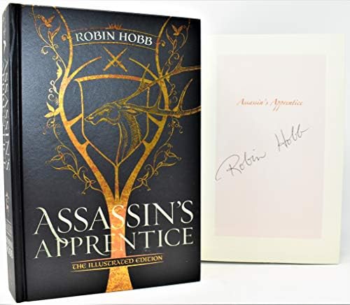 Aprendiz de Assassin, edição ilustrada, autografado Robin Hobb assinado livro