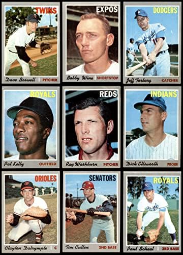 1970 Topps Baseball 50 Conjunto de partidas/lote VG+