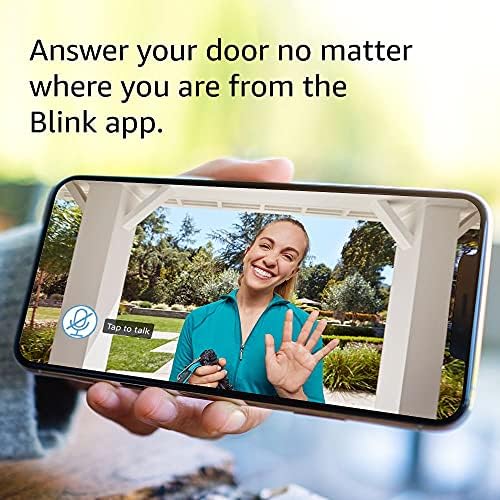 Blink Video Doorbell + 3 sistema de câmera externo-áudio bidirecional, vídeo HD, alertas de aplicativos de movimento e