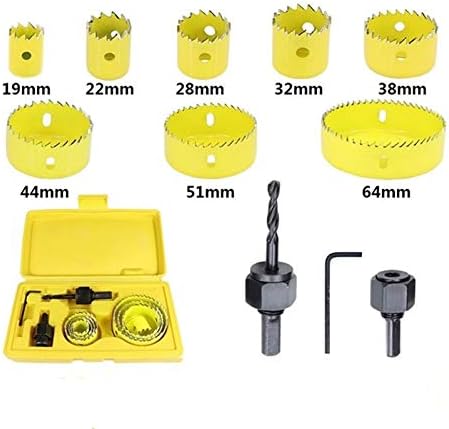 Mountain Men Multi Bits de broca multifuncional 11pcs Frill Bit Bit Bit Woodworking Cutter 19-64mm Molho de serra de serra de corte