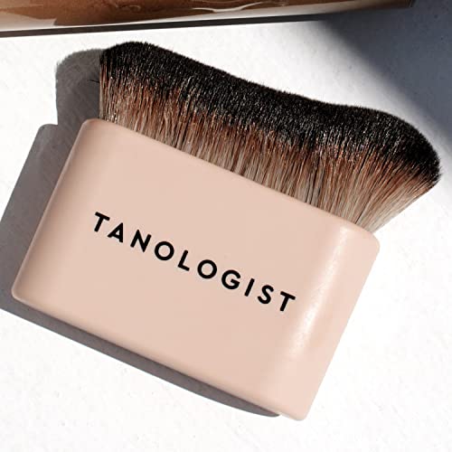 Tanologista Brush Brush for Self Tan - escova de corpo vegana para aplicação impecável, 1 contagem
