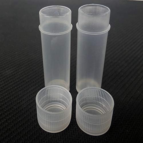 Mayagu 50pcs 5g Volume plástico Pequeno frasco de frasco de amostra de amostra de amostra de armazenamento