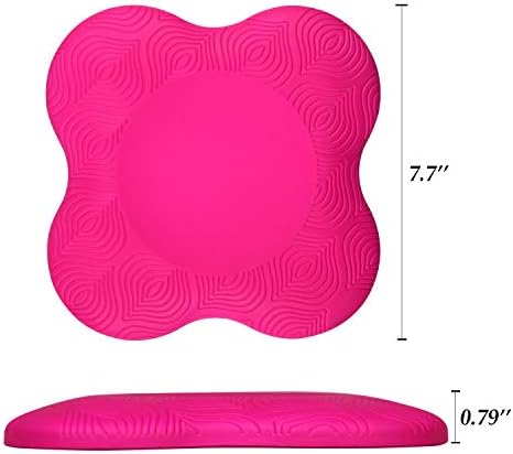 Yoga Knee Pad Suporte para exercício de ioga e pilates, almofada para joelhos, cotovelo e cabeça （2 pacotes）