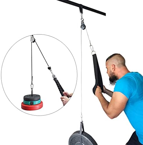YCFBH Fitness Diy Ginástica Cable Máquina de Anexo Máquina de Anexo Trabalho Arm Bíceps Tríceps Equipamento de Treinamento