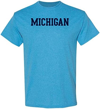 NCAA Michigan Wolverines Bloco básico, Team Color College University Camiseta