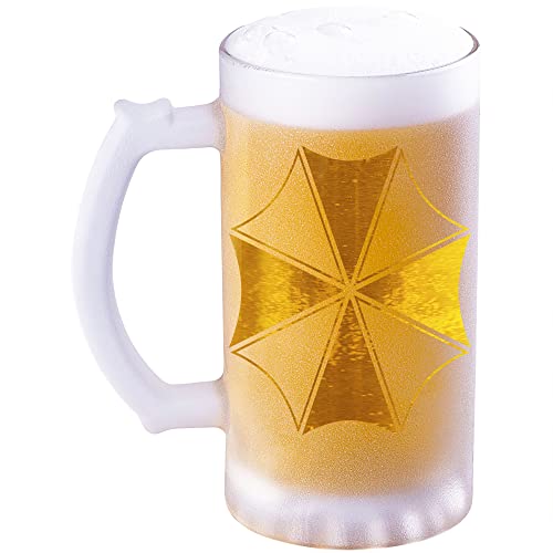 RE SAND GLASTED Glass Beer Stein, Presente para ele, presentes para jogadores, copo de caneca de cerveja personalizada, GEEK GOOMSMEN