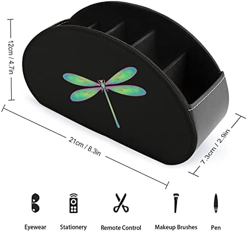 Dragonfly Remote Control titulares 5 Organizador de compartimento Caixa de armazenamento de mesa para uso de TV Office Supplies