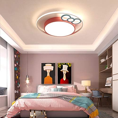 Gretd Children's Quartle Light Baby Room Pink Girl Lâmpada LED TELHO LUZ CRIANÇAS CRIANÇAS LUZ CRIANÇAS Lâmpada de teto de quarto