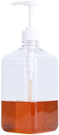 Straw 1600ml portátil transparente garrafa líquida xarope de café duplo dispensador de armazenamento de escala dupla dispensador de condimentos de garrafa gargalo
